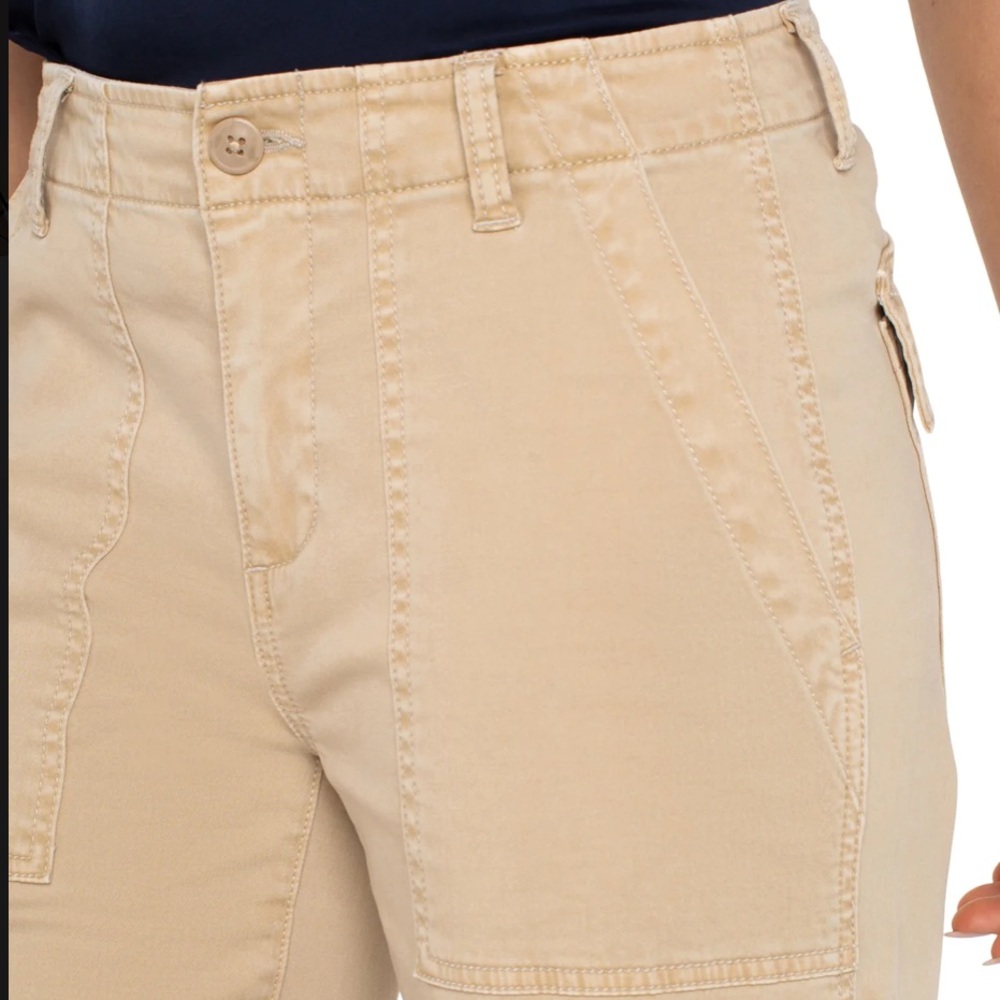 Liverpool Drea Cargo Crop Wide Leg Pants | Size 16 | Utility Pants - Picture 2 of 8